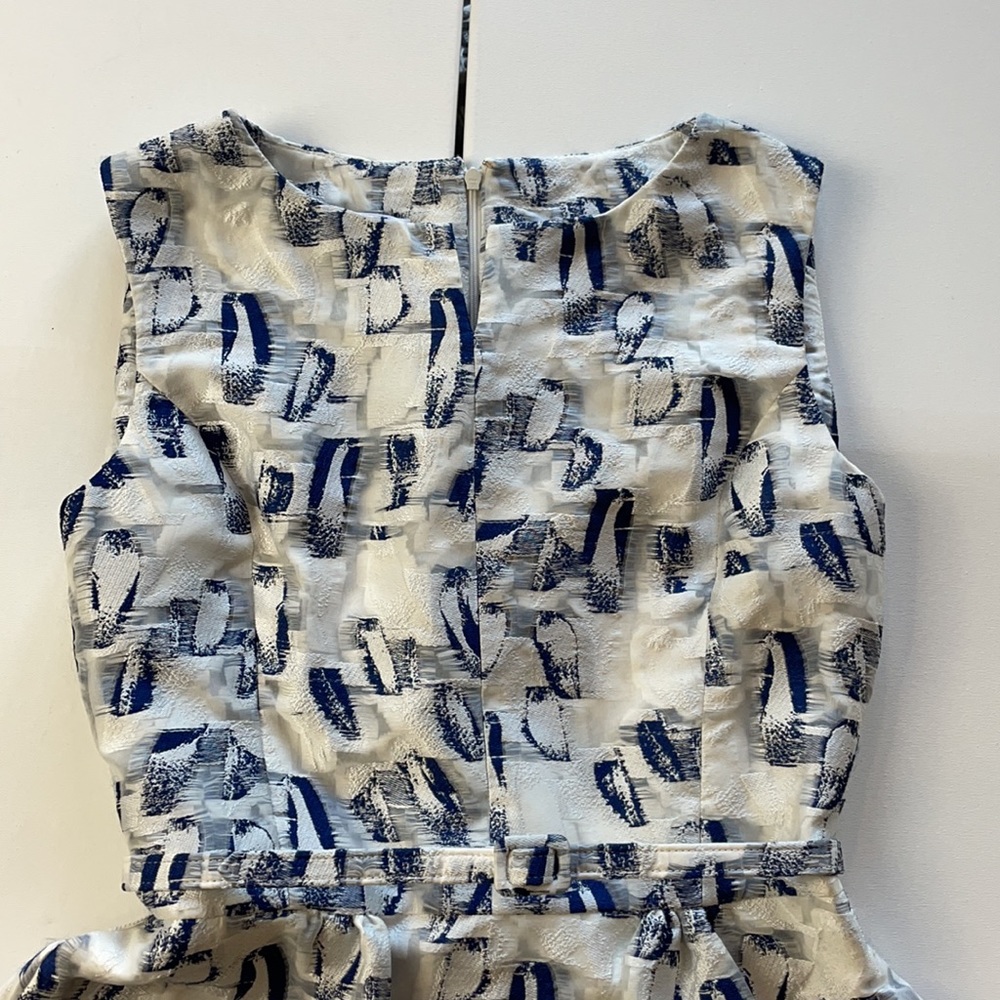 Oscar de la Renta - Navy Dress - Picture 3 of 9